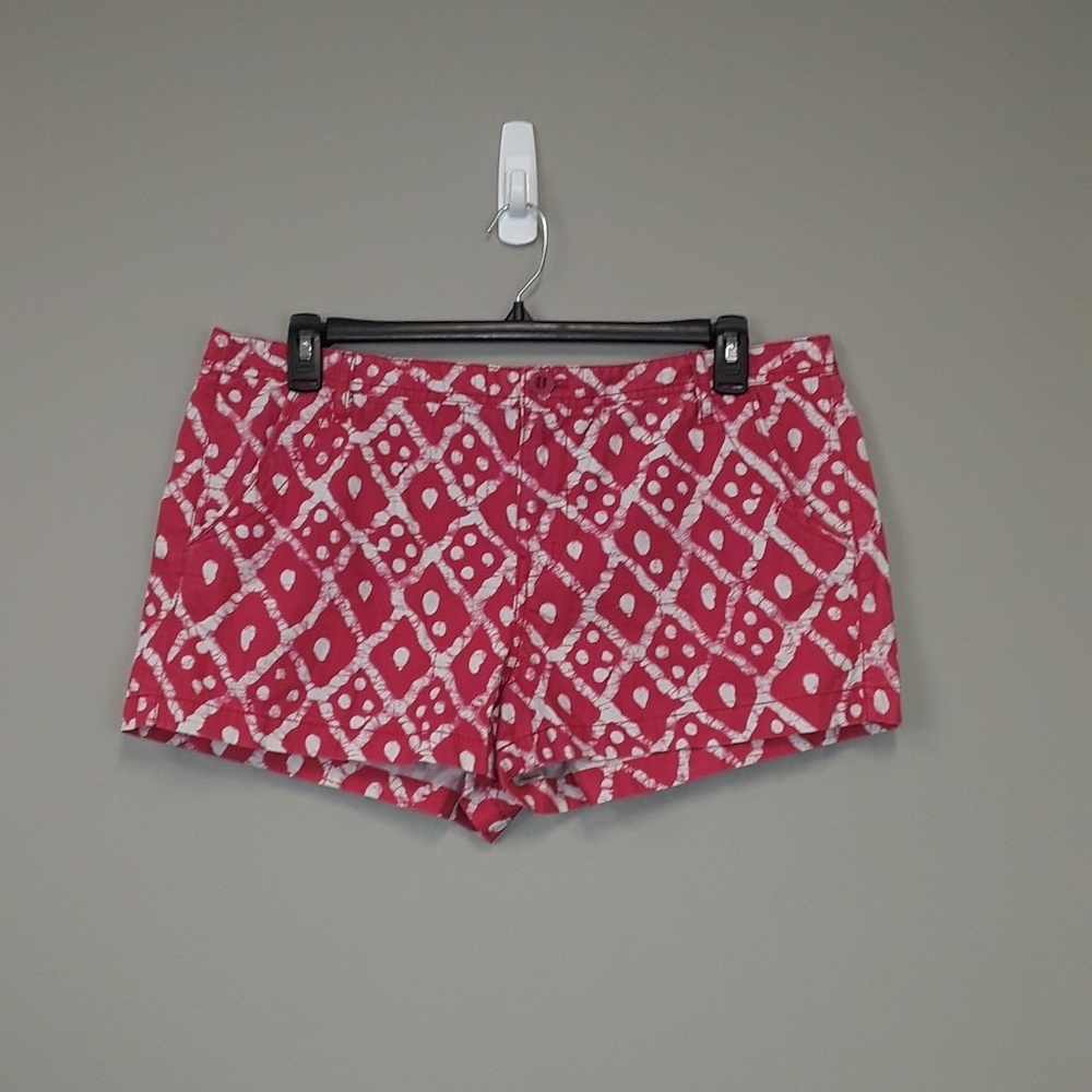 ROUTE 66‎ geometric print pink shorts size 15/16
